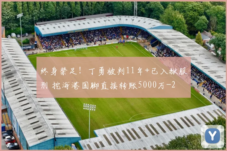终身禁足!丁勇被判11年+已入狱服刑 挖海港国脚直接转账5000万