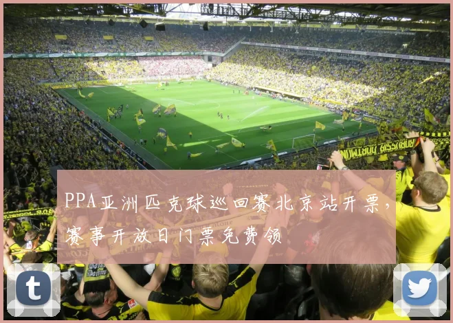 PPA亚洲匹克球巡回赛北京站开票，赛事开放日门票免费领